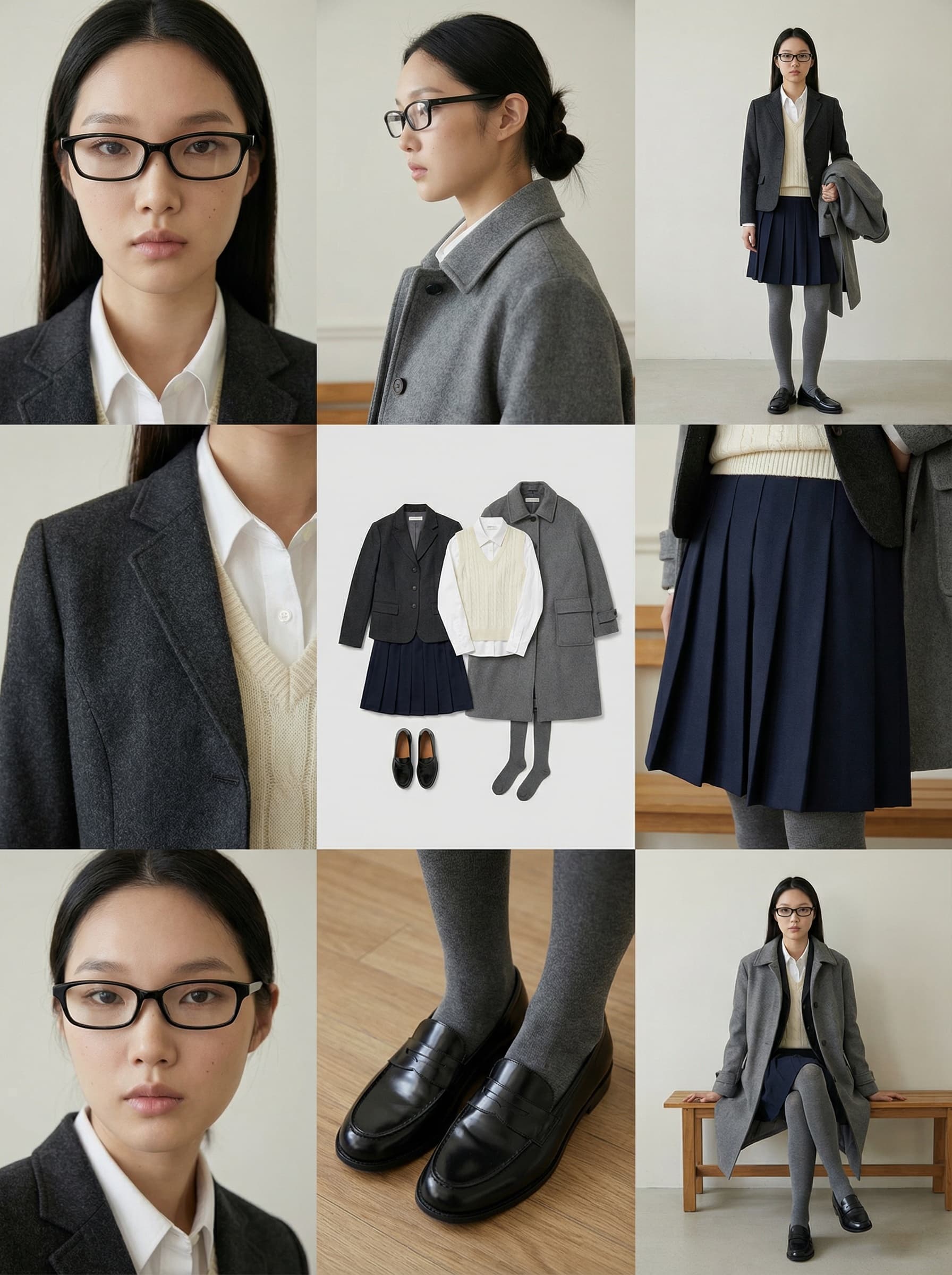 Center model collage